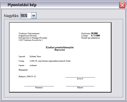 Kiadsi pnztrbizonylat